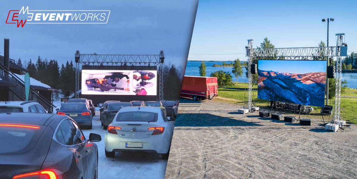 Drive-In elokuvatoteutuksia kesällä ja talvella