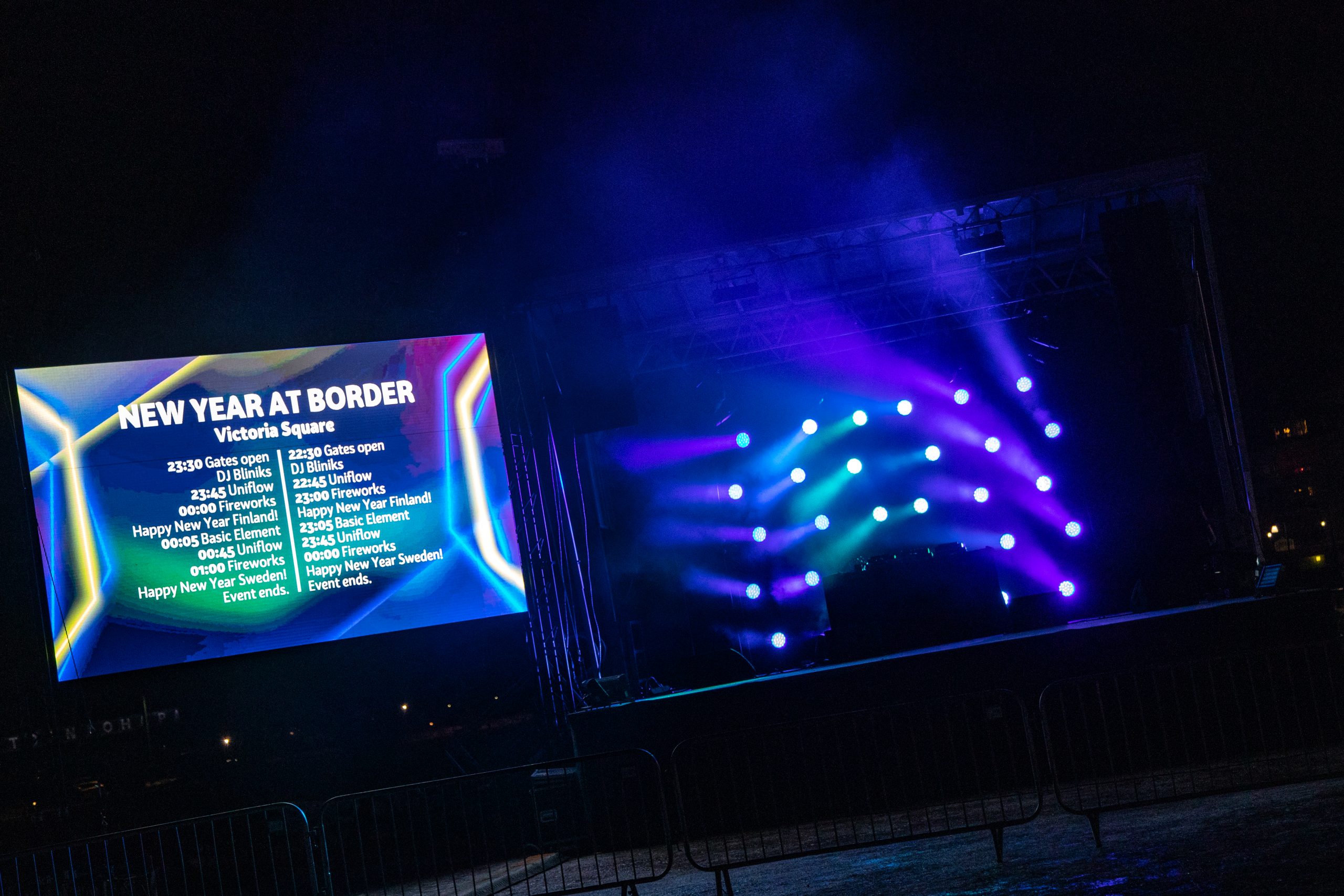 LED-Screen tiedotuskäytössä